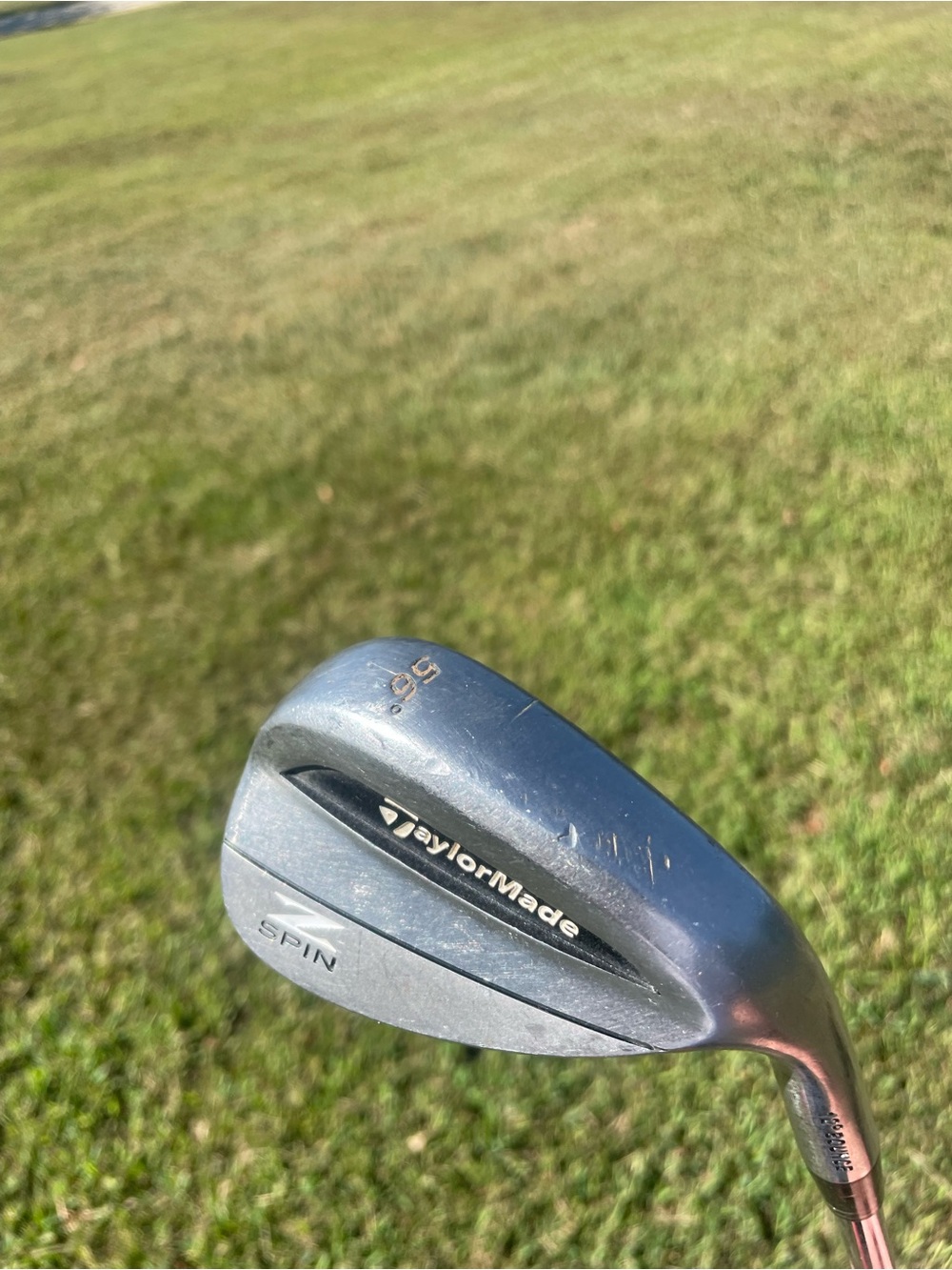 Taylor Made Z SPIN 56 Degree RH Wedge w/12 Deg. Bounce & Taylor Shaft Jumbo Grip